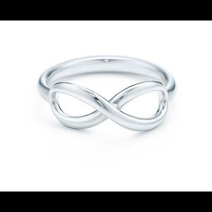 Tiffany and co infinity ring size 4